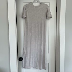 Madewell T-Shirt Dress in Oatmeal